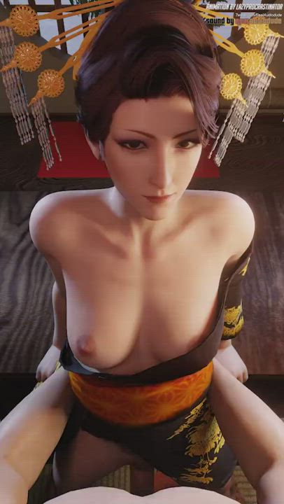 Animation Exposed Kimono Prostitute gif
