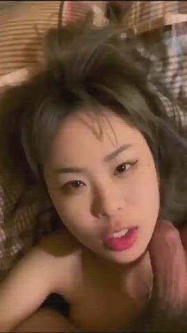 asian bareback barely legal blowjob gif