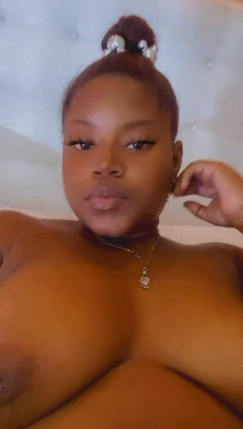 ebony latina natural tits nipple nipple play pov public tits gif