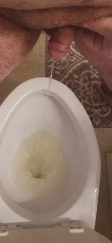 fetish girl dick hairy pee peeing piss pissing trans gif