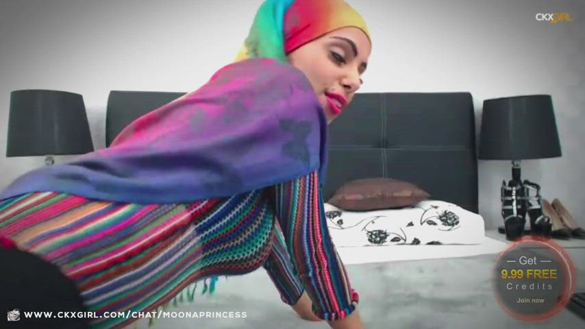 Hijab Muslim Webcam gif