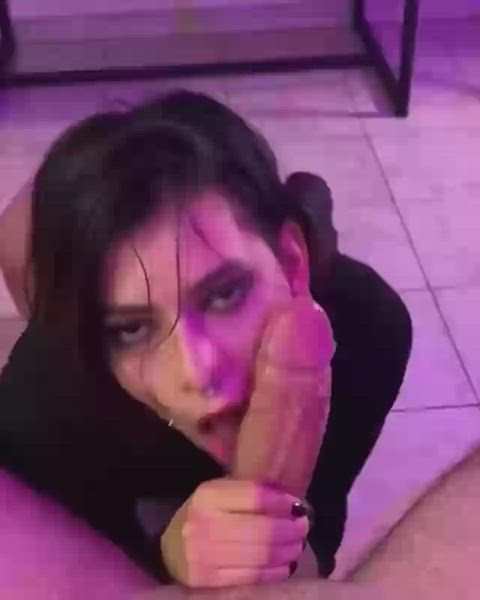 alt bwc big dick blowjob goth pierced piercing gif