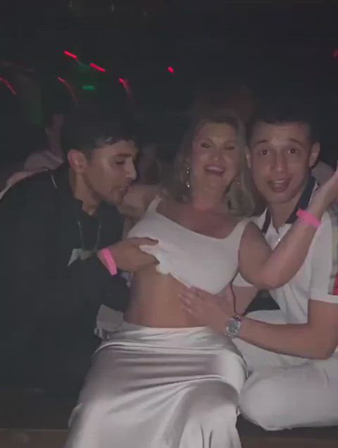 Someone come get their mum from the club