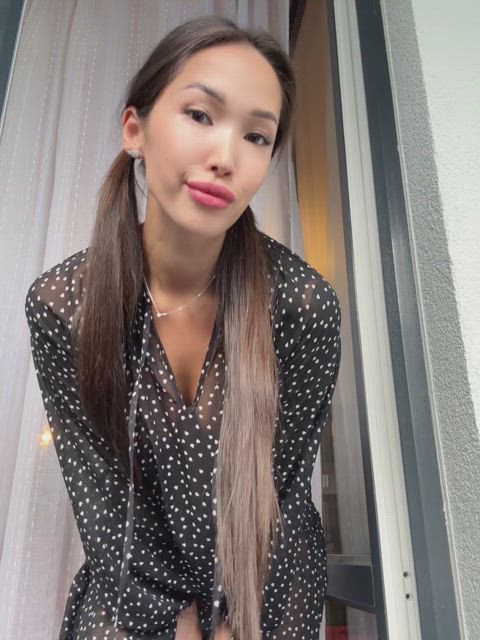 amateur asian cute ponytail pussy tattoo tease teen legal-teens tik-tok tiny-tits