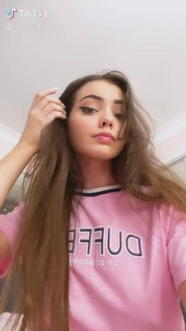 Cute tiktok girl