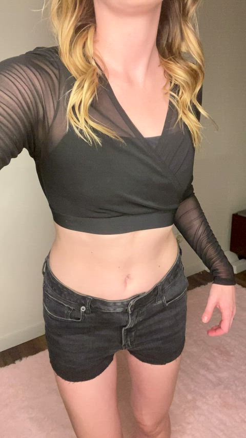 I like showing off my midriff