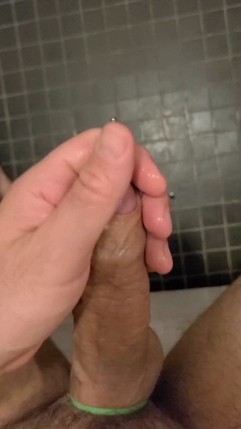 cock male masturbation masturbating object insertion penis solo sounding gif