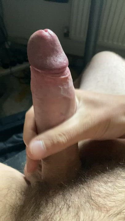 Stroking hard! Been edging awhile. 🥵🥵