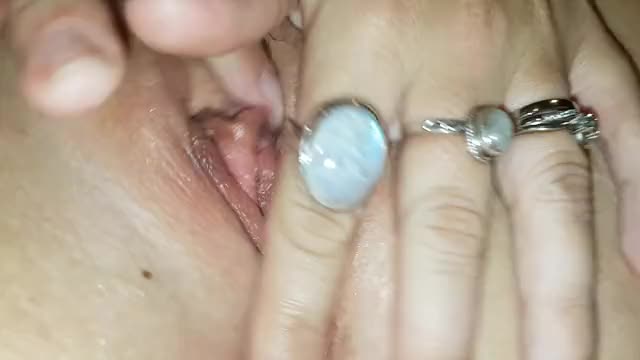 Close up masturbation