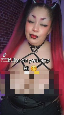 Alt Censored Goth TikTok gif