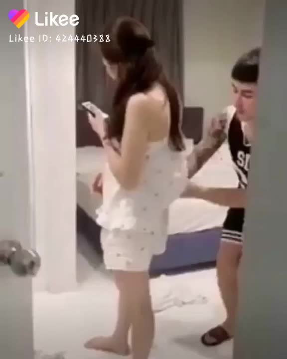 Asian Girl Pantsed