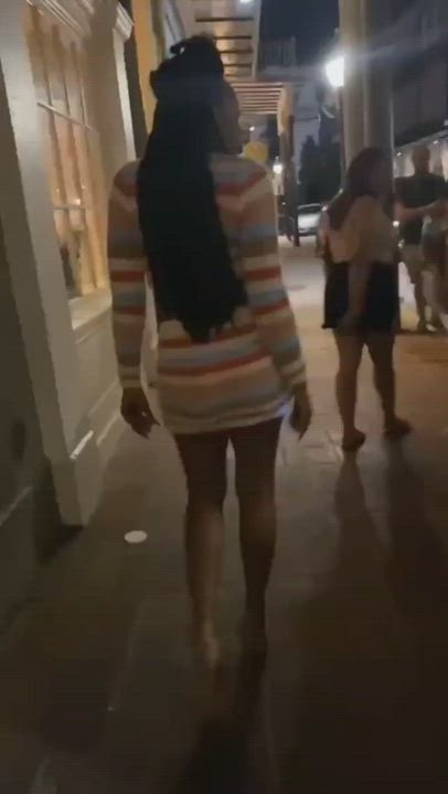 Ass Dress Skirt Upskirt gif