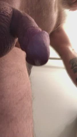 big dick dad dripping little dick male masturbation penis precum gif