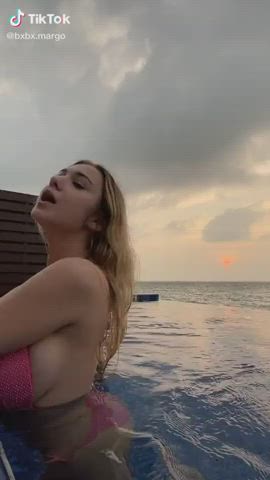 big tits teen tiktok gif