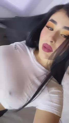 Amateur Camgirl Colombian Latina Lesbian Webcam r/OnixyaaCamgirl gif