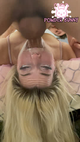 Blowjob Face Fuck Messy Throat Fuck Porn GIF by powderbunny