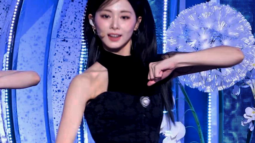 tzuyu - twice - black dress one spark rework/enhancement (full vid in the comments)