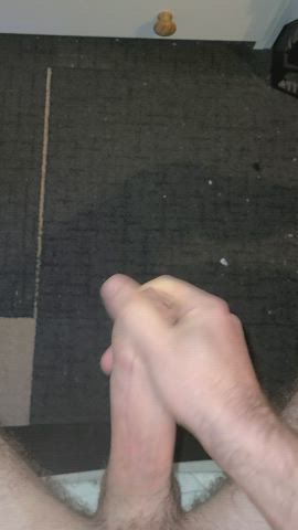Cumming on my floor so I get motivation to clean it