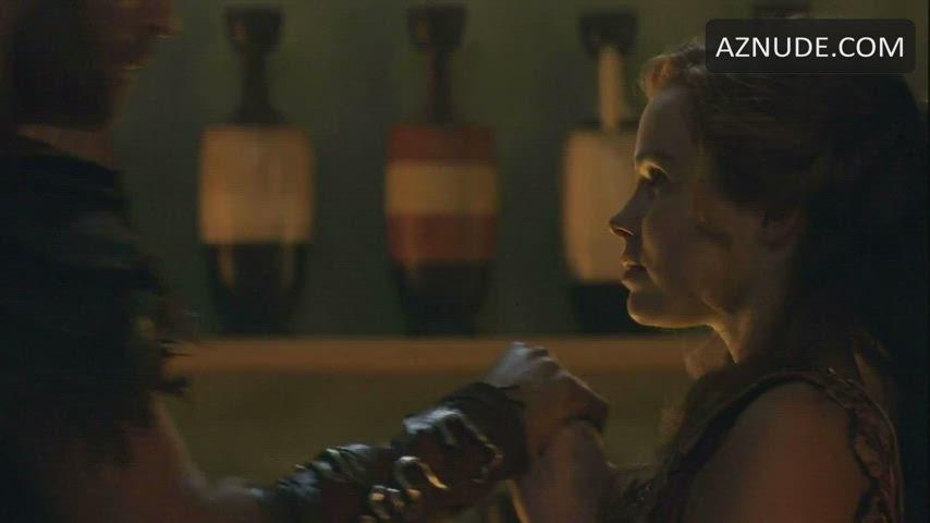 Anna Hutchison (Yellow Jungle Fury Ranger) in Spartacus