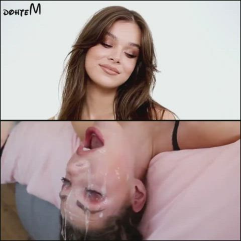 BabeCock Facial Hailee Steinfeld gif