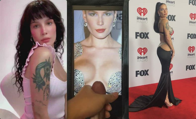 babecock celebrity compilation cum halsey split screen porn tribbing tribute gif