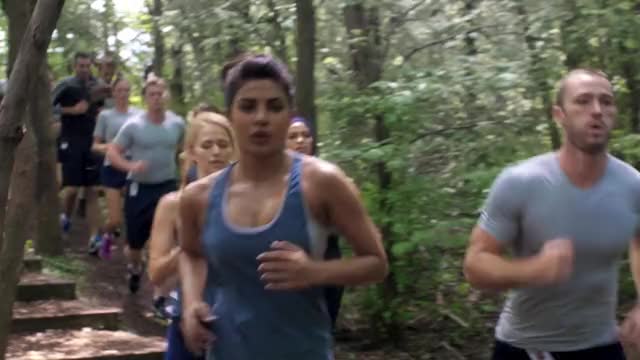 Priyanka Chopra - Quantico - S1E2 (forest running)