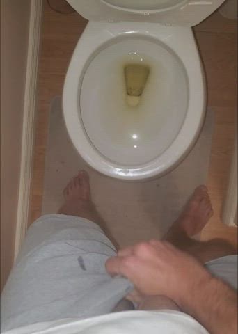 gay pissing toilet uncut gif