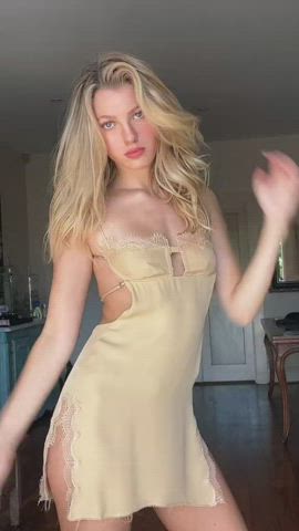 blonde non-nude teen tiktok gif