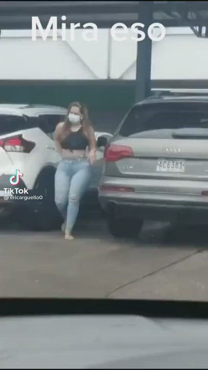 BBW Big Ass Clothed Curvy Jeans Pawg gif