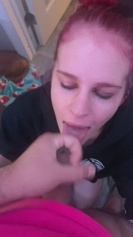 Blowjob Cum In Mouth Cum Swallow gif