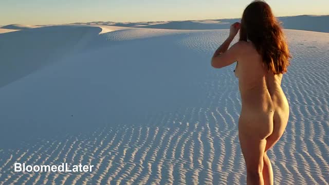 An early evening stroll [f]rom White Sands National Monument in New Mexico 