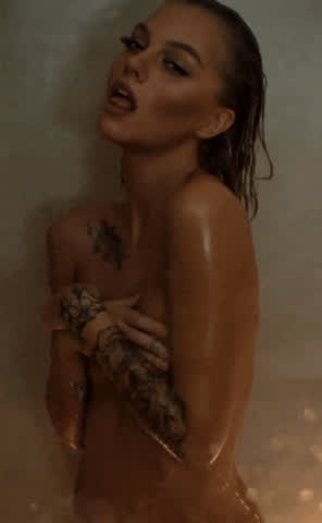 Babe OnlyFans Shower Teasing gif