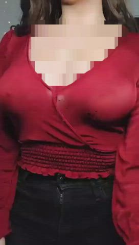 Big Tits Censored Humiliation Titty Drop gif