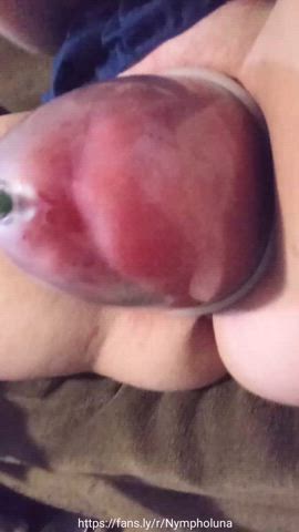 [F]illing my cup feels amazing! I'm obsessed with making my pussy the biggest and