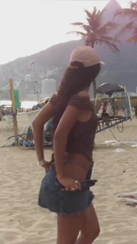 beach big ass bikini juliana gif