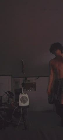 femboy skirt tease gif