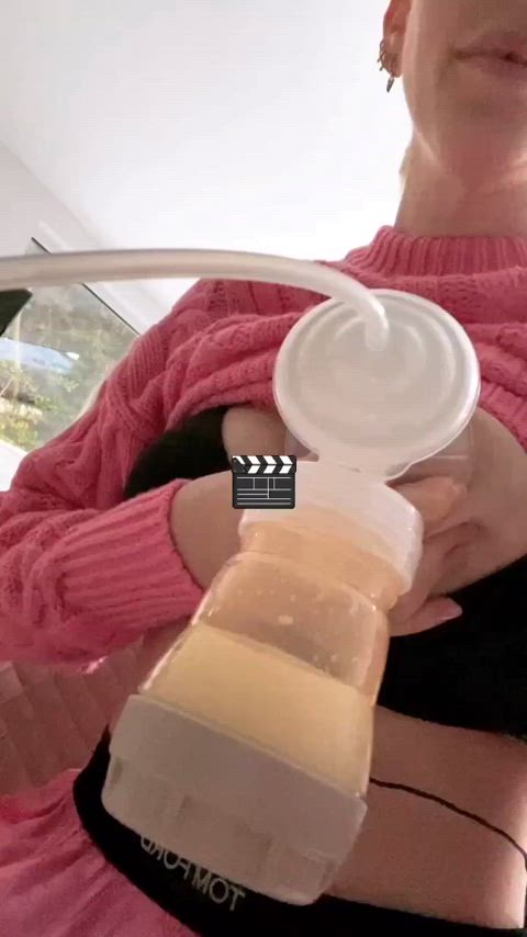 celebrity milking nipple pregnant gif