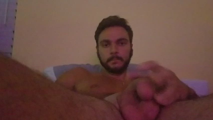 balls bisexual cock cock worship gay male masturbation masturbating gif