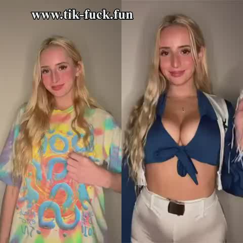 amateur big tits boobs cute pussy sex solo teen tiktok tits gif