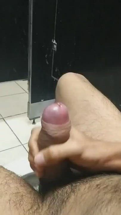 Cumming in the toilets