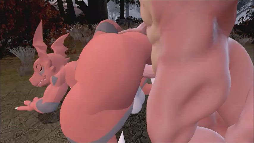 3D Nude Gay Anal SFM Animation gif