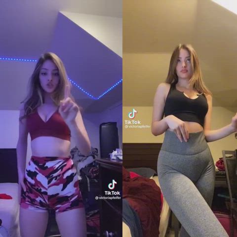 dancing long hair tiktok gif