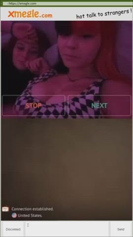 cock shock reaction teen webcam gif