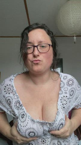 Is it all right if I interrupt your scrolling with a shot of my boobs?