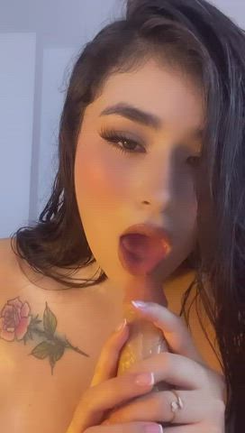 Blowjob CamSoda Chaturbate Latina Sex Webcam gif