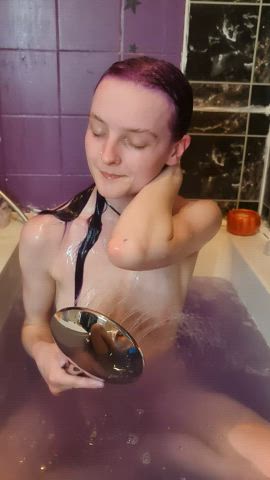 bath bathtub boobs shower wet wet pussy gif