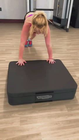 Britney Spears Spandex Workout gif