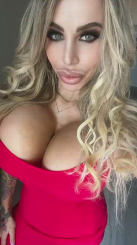 Big Tits Blonde Bored And Ignored Danielle Derek gif