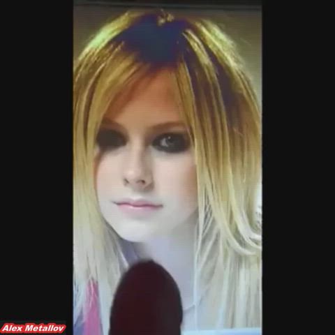 avril lavigne big dick celebrity cock cum cumshot male masturbation masturbating