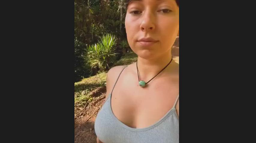 19 Years Old BBW Blonde Erotic Outdoor POV Pornstar Real Couple Squirting gif
